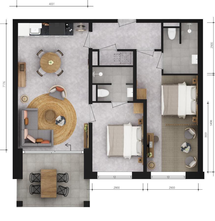 Parc Maasresidence Thorn Apartments Bagian luar foto